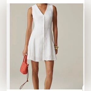 J. Crew White Mini Dress